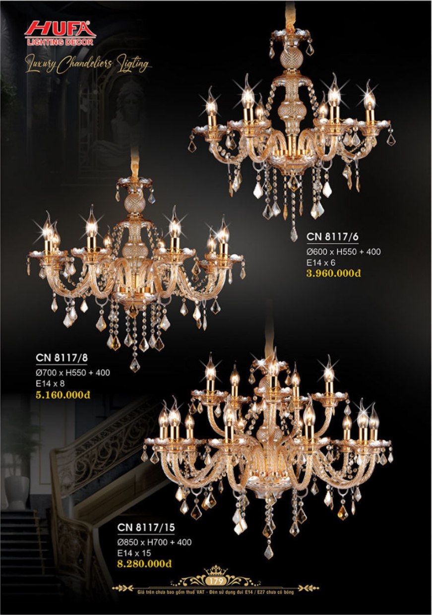 Bảng giá đèn trang trí HUFA